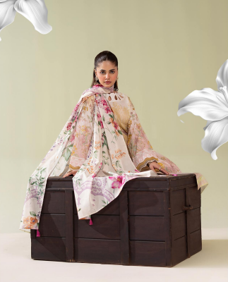 Surmai By Gull Jee 07 3pc Digital Printed Lawn Suit