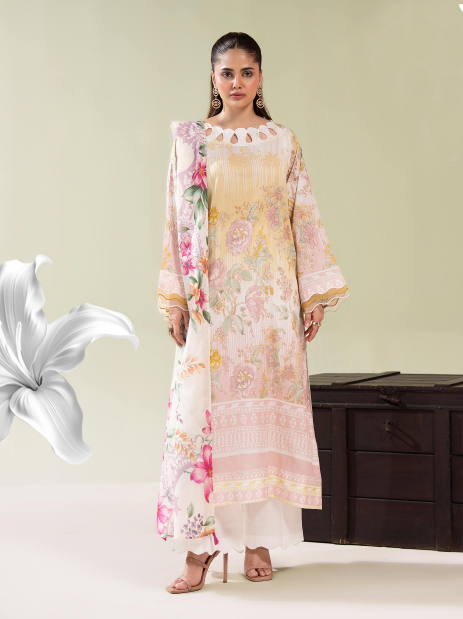 Surmai By Gull Jee 07 3pc Digital Printed Lawn Suit