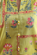 Saya 09-P03AW 3pc Premium Printed Self Stripe Lawn Lawn Shirt & Dupatta