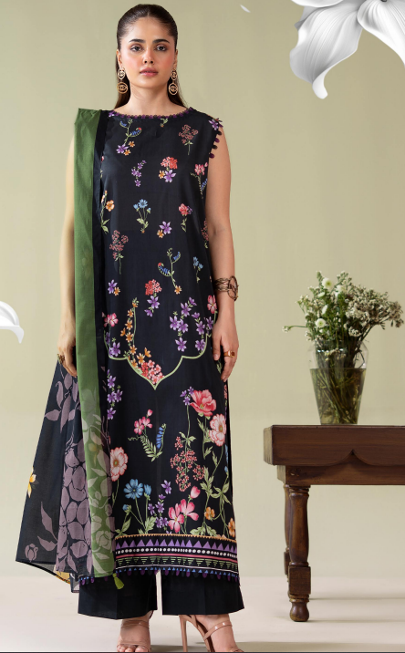 Surmai By Gull Jee 09 3pc Digital Printed Lawn Suit