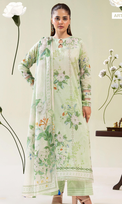 Surmai By Gull Jee 11 3pc Digital Printed Lawn Suit