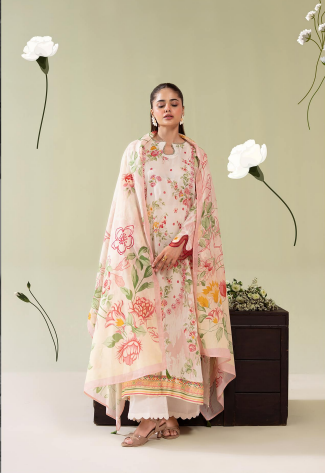 Surmai By Gull Jee 12 3pc Digital Printed Lawn Suit