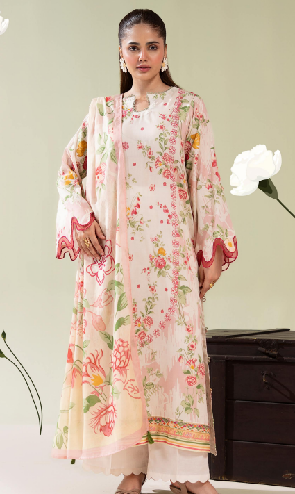 Surmai By Gull Jee 12 3pc Digital Printed Lawn Suit