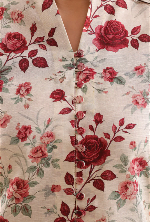 Saya 32-03AR 3pc Premium Printed Lawn Shirt & Dupatta