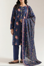 Saya 53-04AR 3pc Premium Printed Lawn Shirt & Dupatta