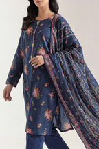 Saya 53-04AR 3pc Premium Printed Lawn Shirt & Dupatta