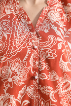 Saya 56-05BR 3pc Premium Printed Lawn Shirt & Dupatta