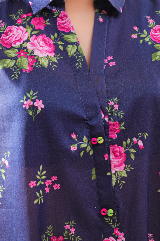 Saya 82-01AR 3pc Premium Printed Lawn Shirt & Dupatta