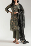 Saya 86-04AR 3pc Premium Printed Lawn Shirt & Dupatta