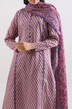 Saya 96-02AR 3pc Premium Printed Lawn Shirt & Dupatta
