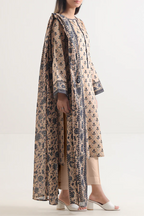 Saya 96-10AR 3pc Premium Printed Lawn Shirt & Dupatta