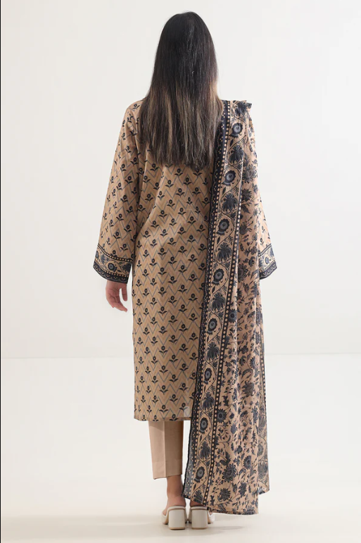 Saya 96-10AR 3pc Premium Printed Lawn Shirt & Dupatta