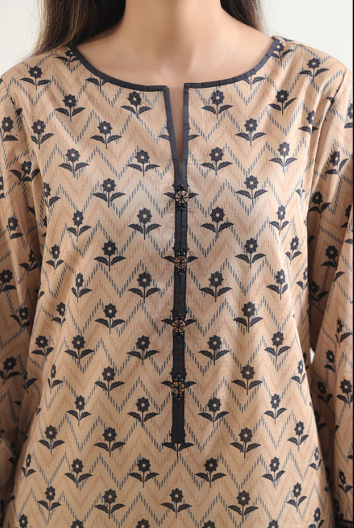 Saya 96-10AR 3pc Premium Printed Lawn Shirt & Dupatta