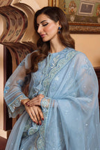 Sahar Luxury 01 3pc Embroidered Organza Suit