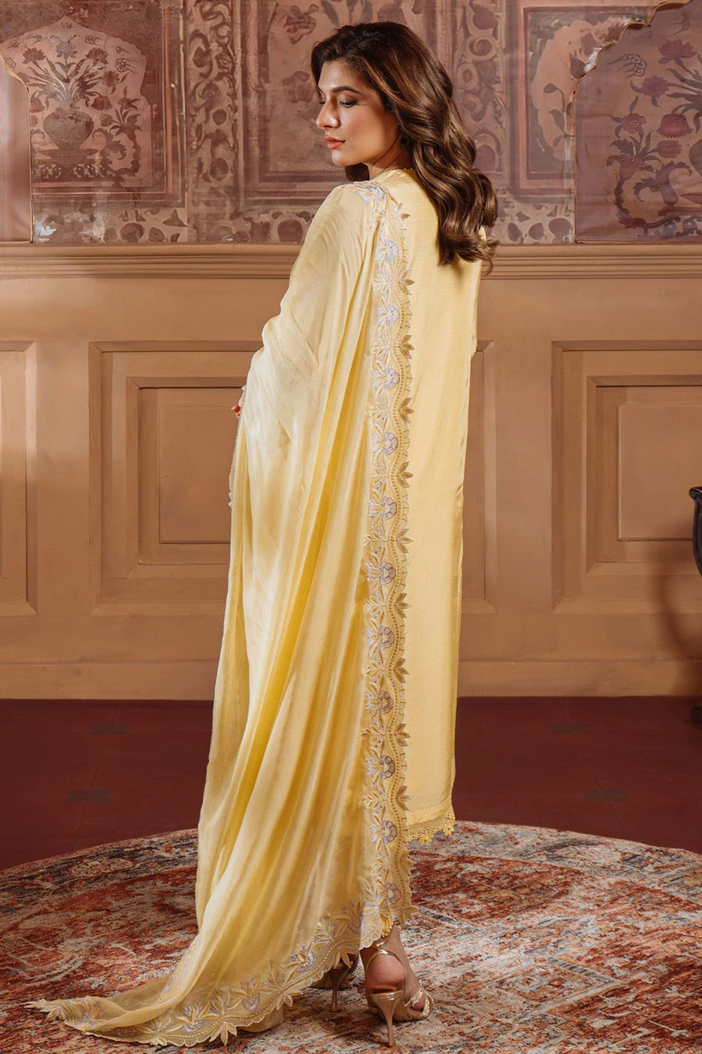 Sahar Luxury 03 3pc Embroidered Organza Suit