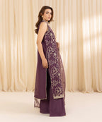 Sapphire Luxe LX1035 3pc Embroidered Organza Suit