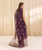 Sapphire Luxe LX1035 3pc Embroidered Organza Suit