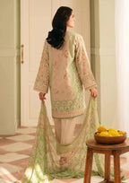 Sahar Raya 01 Embroidered Lawn with Chiffon Dupatta