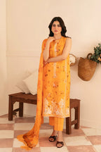 Sahar Raya 03 Embroidered Lawn with Chiffon Dupatta