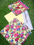 Sapphire Repeat 3pc Printed Lawn Shirt & Printed Voile Dupatta