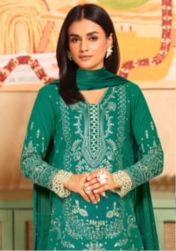 Luxury peach leather with velvet jacourd shawal