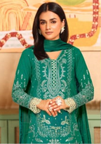 Luxury peach leather with velvet jacourd shawal