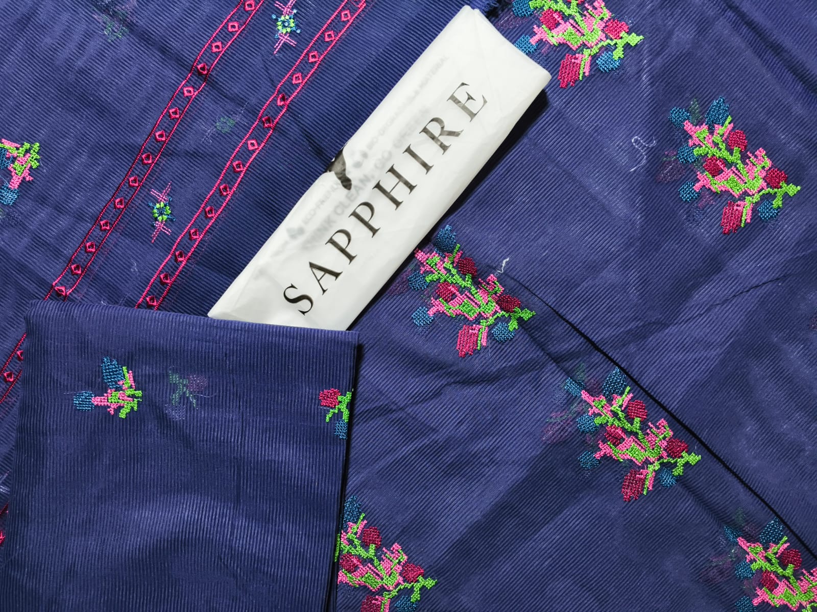 Sapphire Khaadi net 2 piece