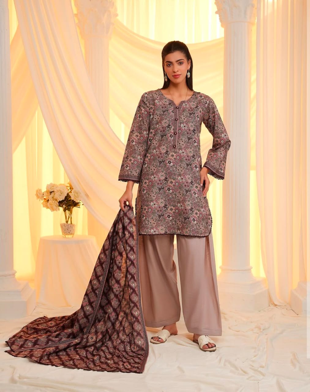 Salina printed khaddar by regalia