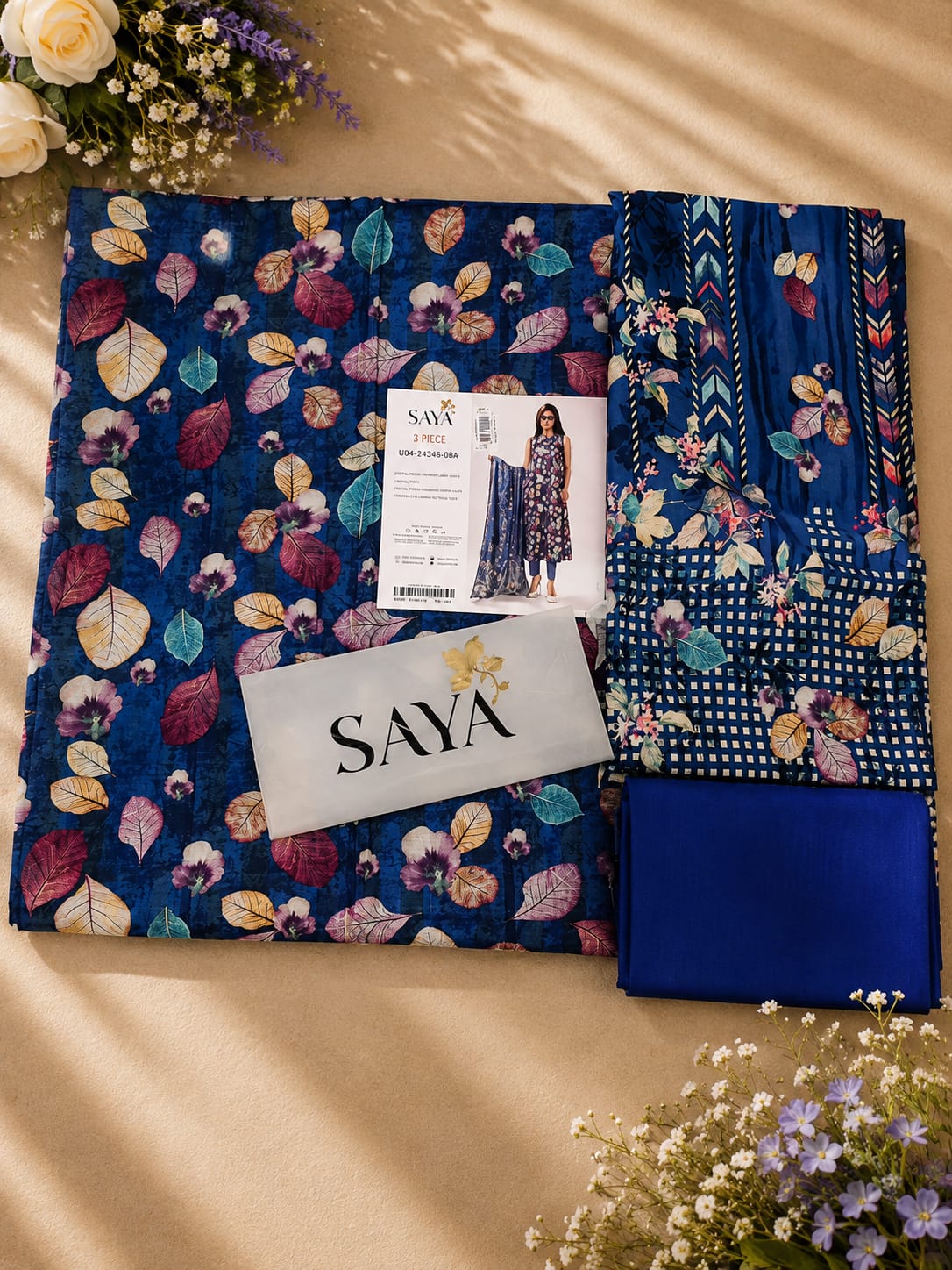 saya premium khaddar shirt 3pc