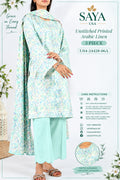 Saya Printed Premium Arabic Linen 3pc