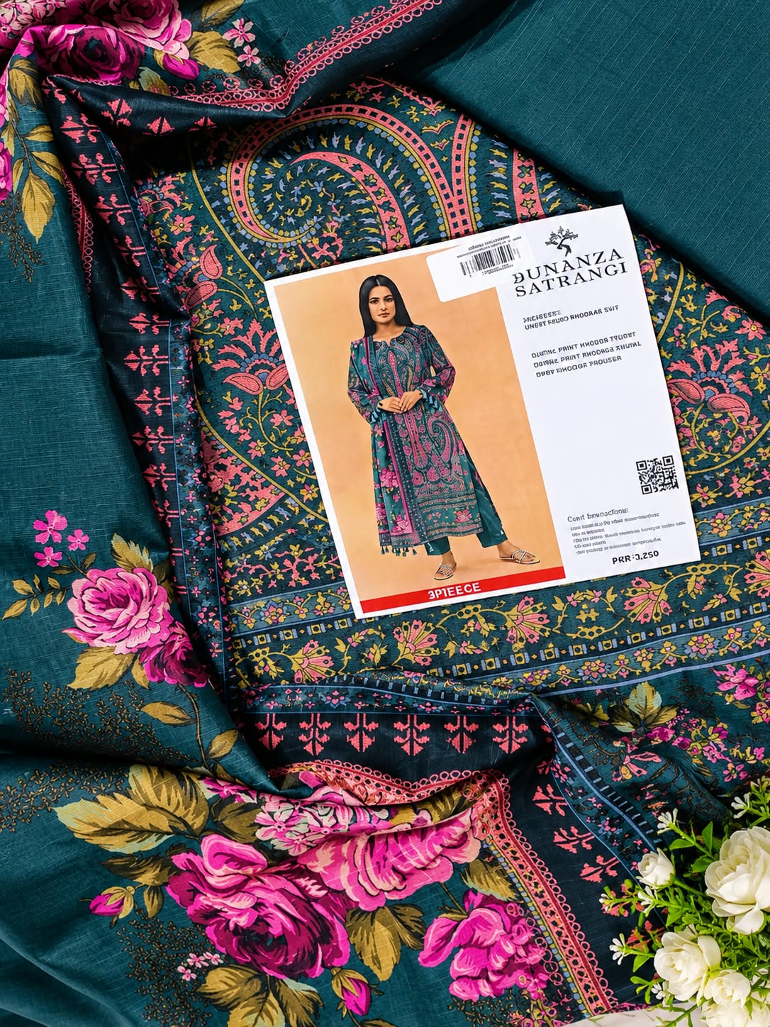 Bonanza Satrangi Khaddar 3pc