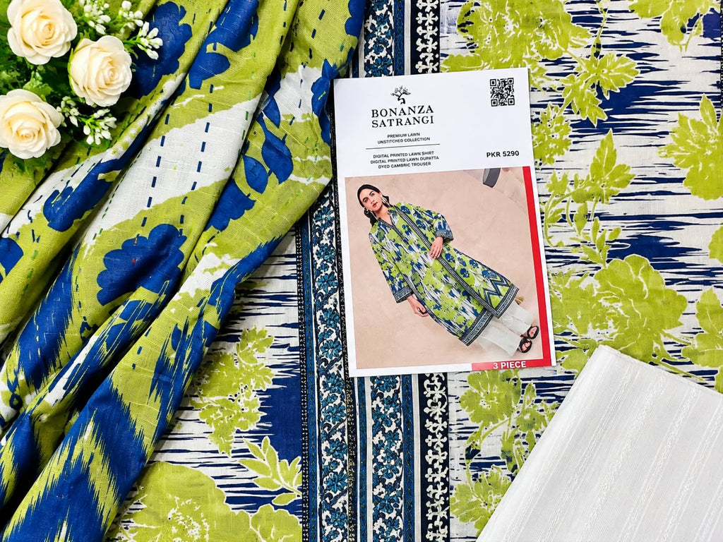 Bonanza Satrangi Khaddar 3pc