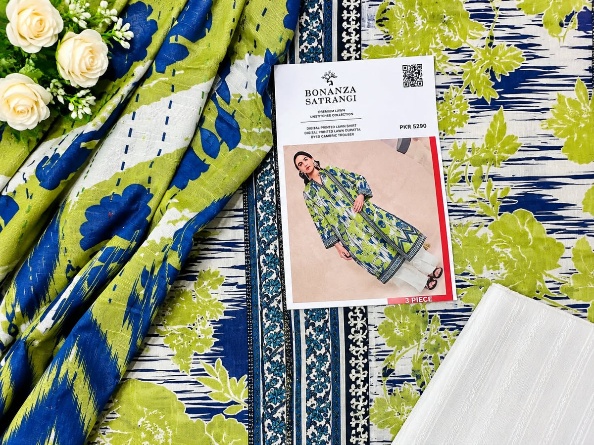 Bonanza Satrangi Khaddar 3pc