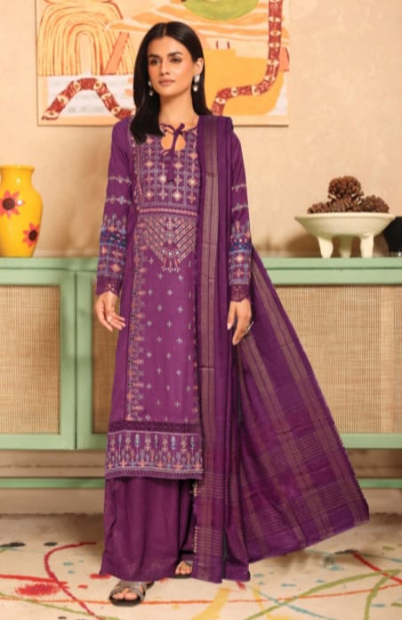 Luxury peach leather with velvet jacourd shawal