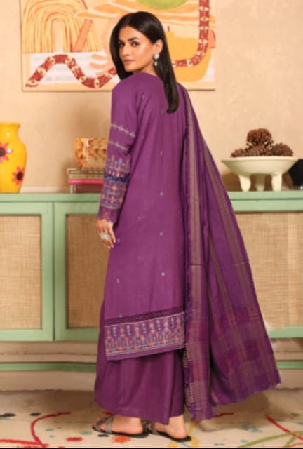 Luxury peach leather with velvet jacourd shawal