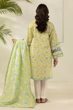 Zellbury 0401 2pc Printed Lawn Shirt & Dupatta