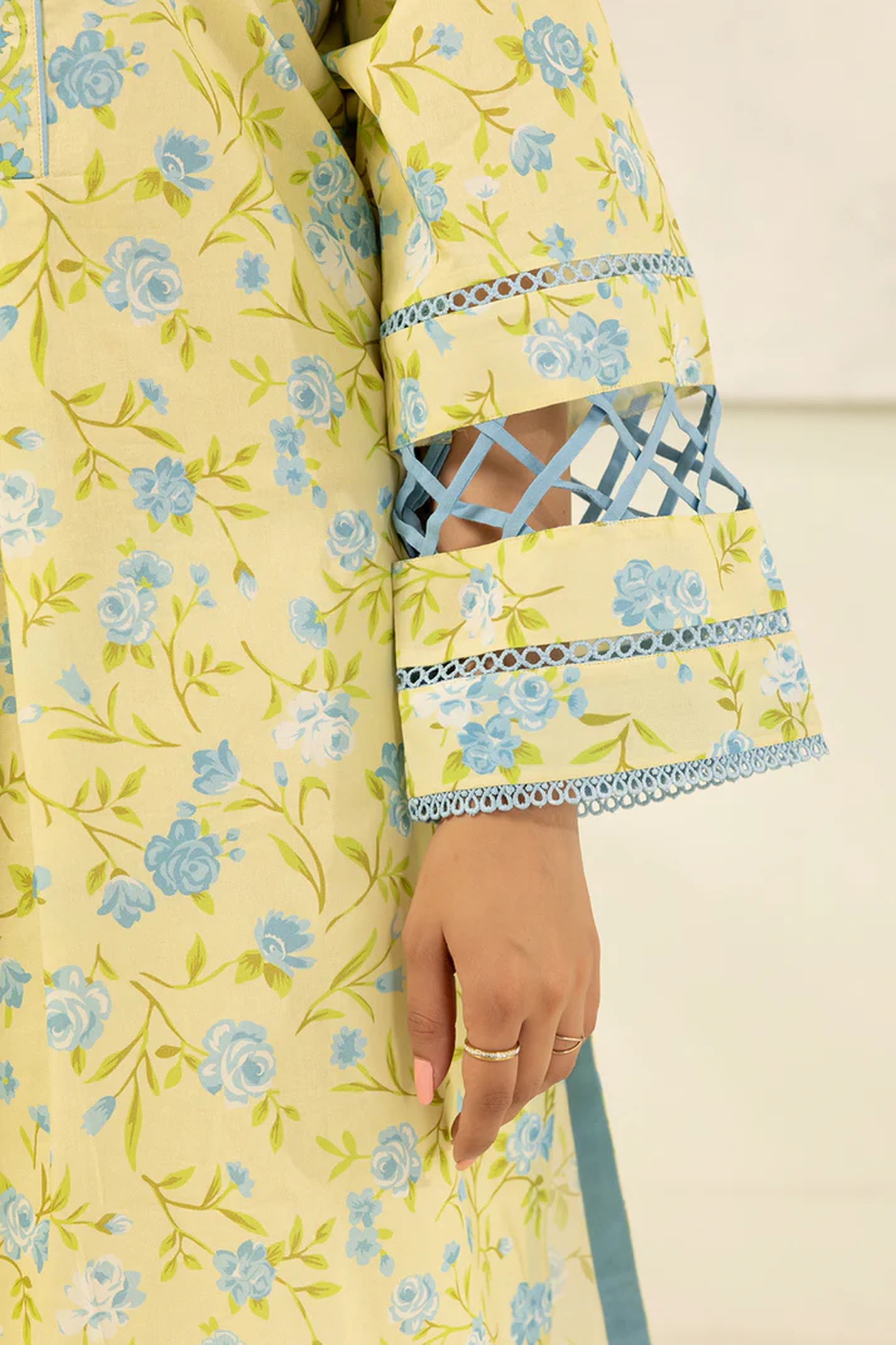 Zellbury 0401 2pc Printed Lawn Shirt & Dupatta