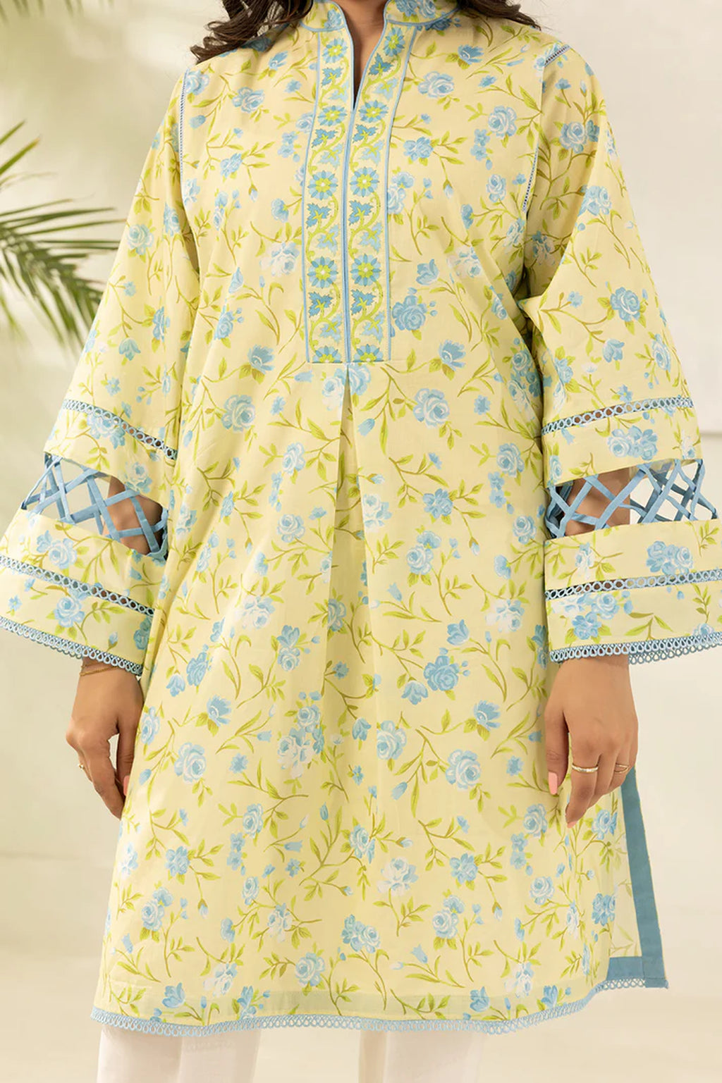 Zellbury 0401 2pc Printed Lawn Shirt & Dupatta