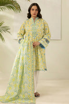 Zellbury 0401 2pc Printed Lawn Shirt & Dupatta