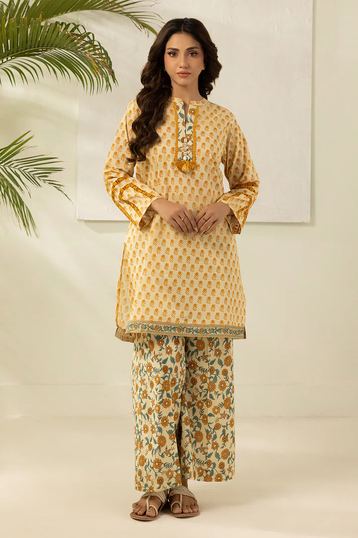 Zellbury 0404 2pc Printed Lawn Shirt with Printed Cambric Trouser
