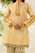 Zellbury 0404 2pc Printed Lawn Shirt with Printed Cambric Trouser