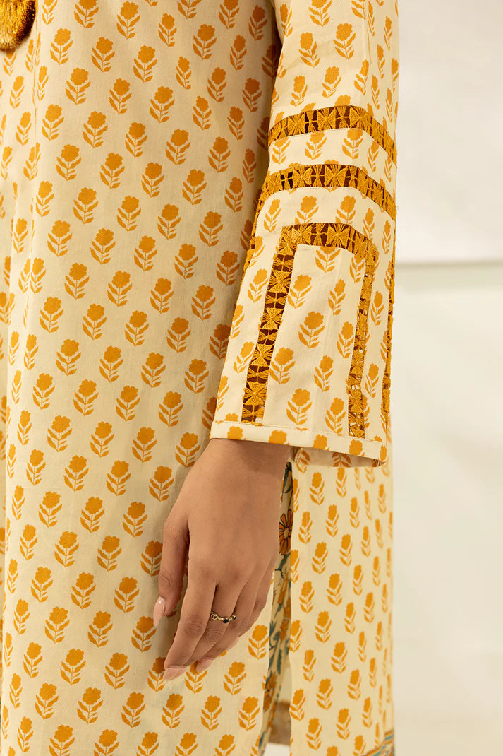 Zellbury 0404 2pc Printed Lawn Shirt with Printed Cambric Trouser