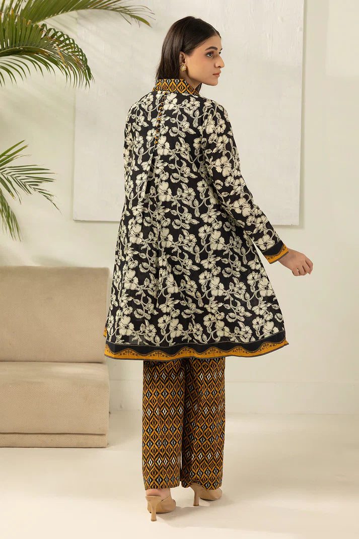 Zellbury 0463 2pc Printed Lawn Shirt with Printed Cambric Trouser