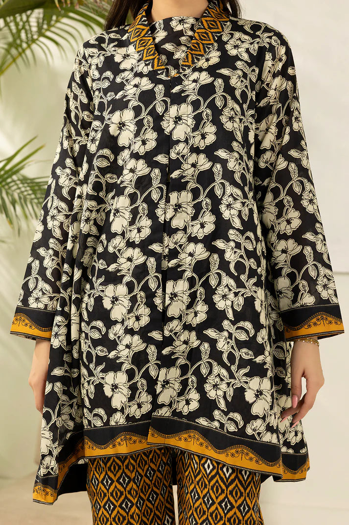 Zellbury 0463 2pc Printed Lawn Shirt with Printed Cambric Trouser