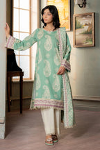 Zellbury 0521 2pc Printed Lawn Shirt & Dupatta