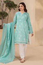 Zellbury 0594 2pc Printed Lawn Shirt & Dupatta