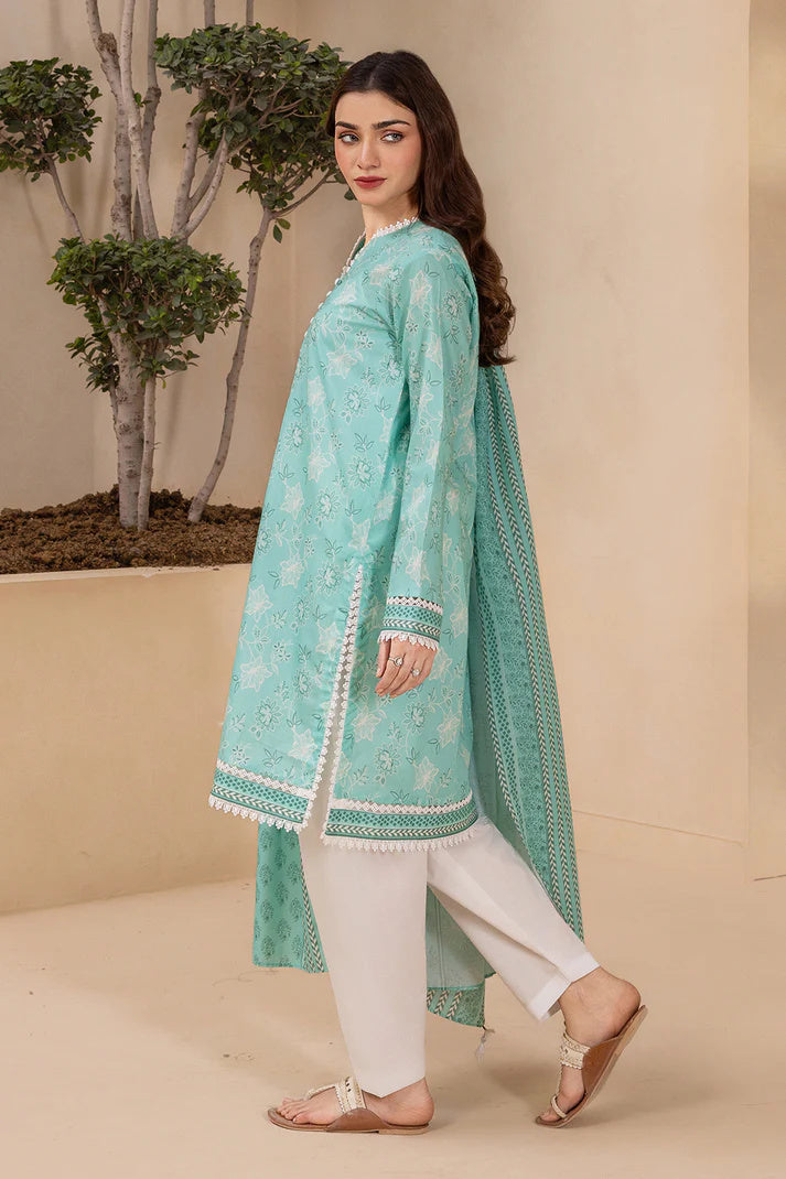 Zellbury 0594 2pc Printed Lawn Shirt & Dupatta