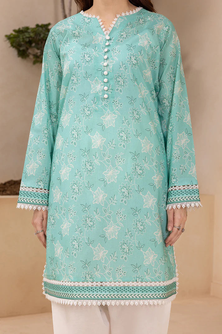 Zellbury 0594 2pc Printed Lawn Shirt & Dupatta