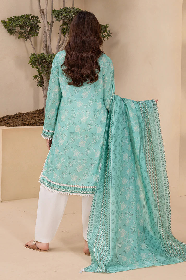 Zellbury 0594 2pc Printed Lawn Shirt & Dupatta