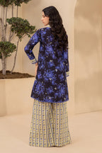 Zellbury 0596 2pc Printed Lawn Shirt with Printed Cambric Trouser